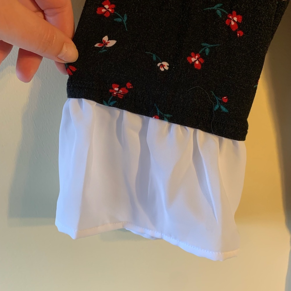 Elle | Collared Floral Blouse | XL - Picture 6 of 8